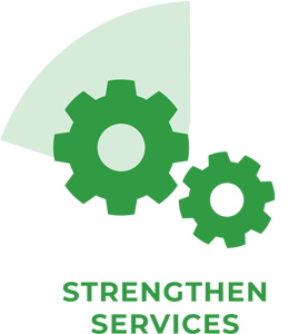 Strengthen services icon.