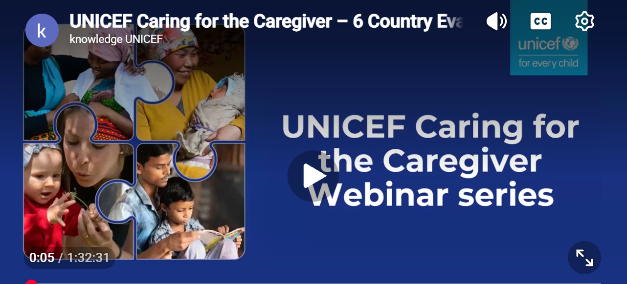UNICEF Caring for the Caregiver (CFC), part 3